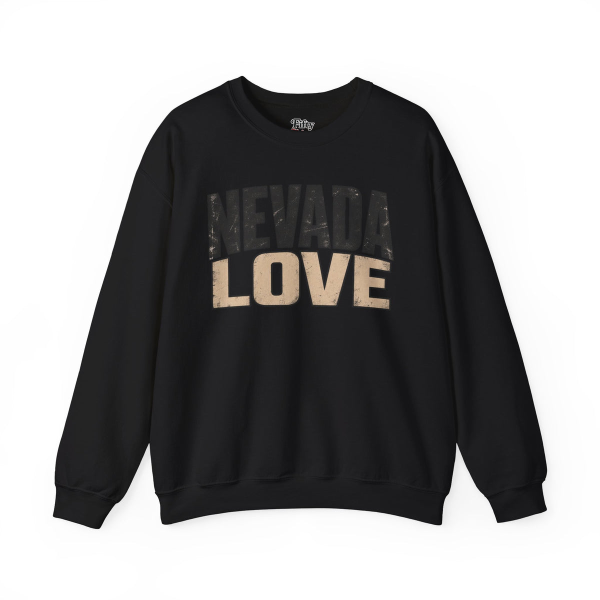 Nevada Love Unisex Crewneck Sweatshirt State Name Graphic