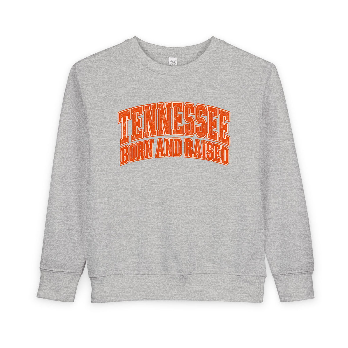 Tennessee Born and Raised Southern Collegiate Unisex Toddler Sweatshirt