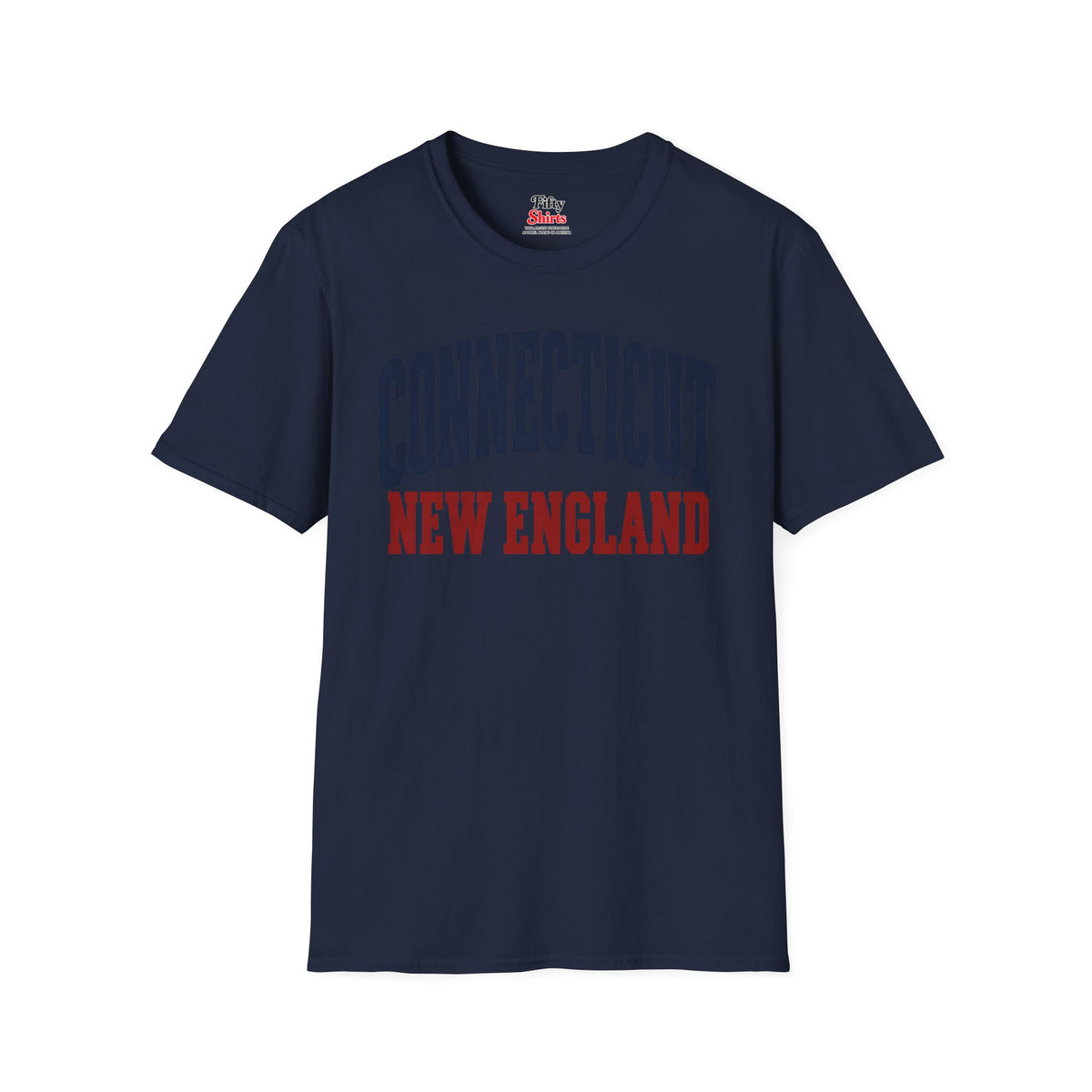 Connecticut New England Unisex Softstyle T Shirt State Name Graphic Tee