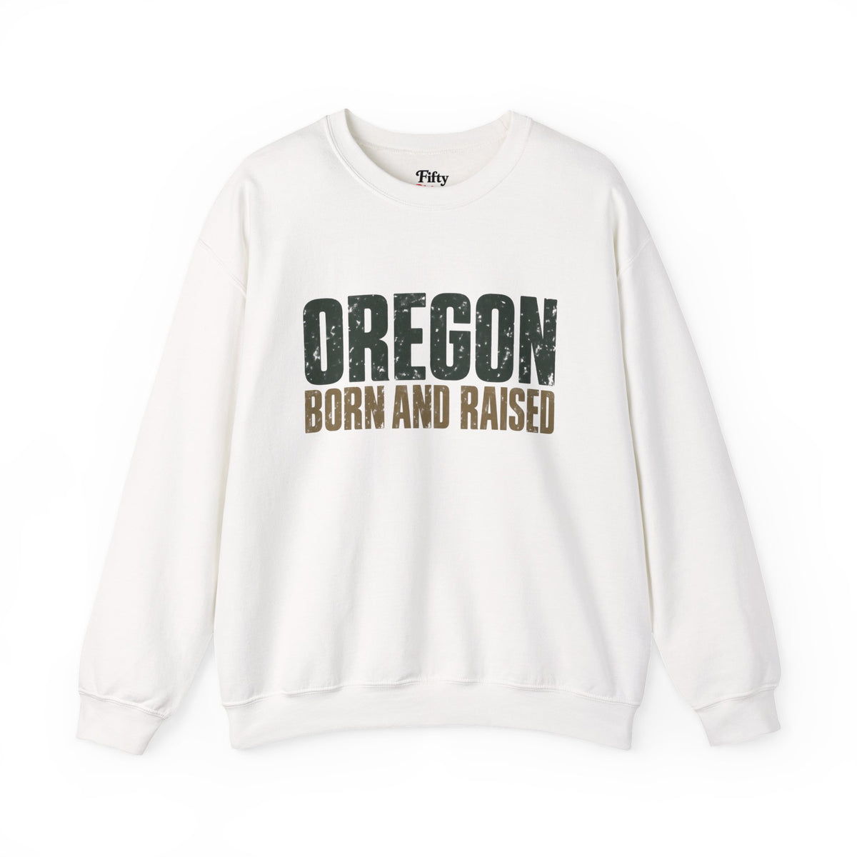 Oregon Born and Raised Minimal PNW Heritage Unisex Sweatshirt Graphic