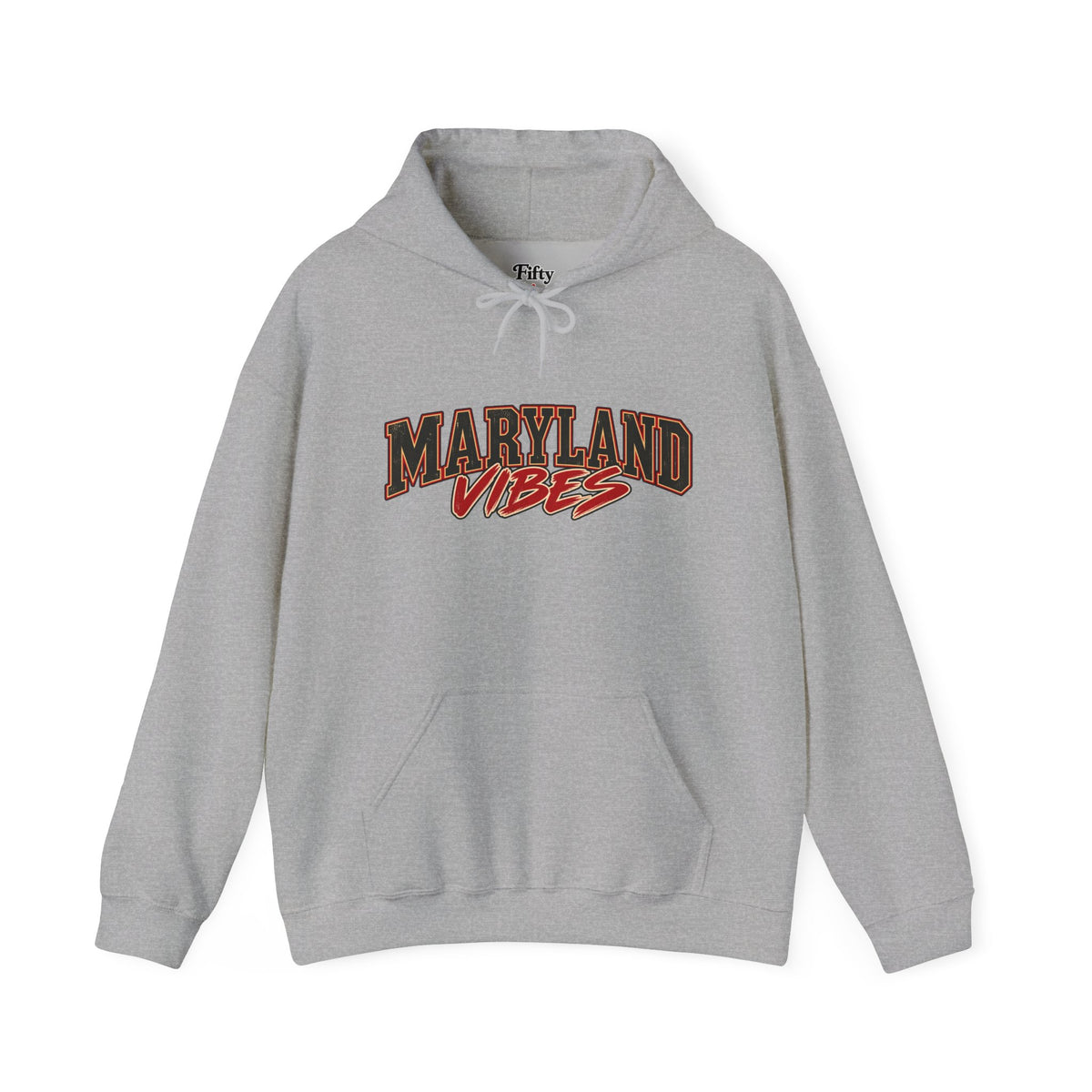 Maryland Vibes Unisex Hoodie State Name Graphic