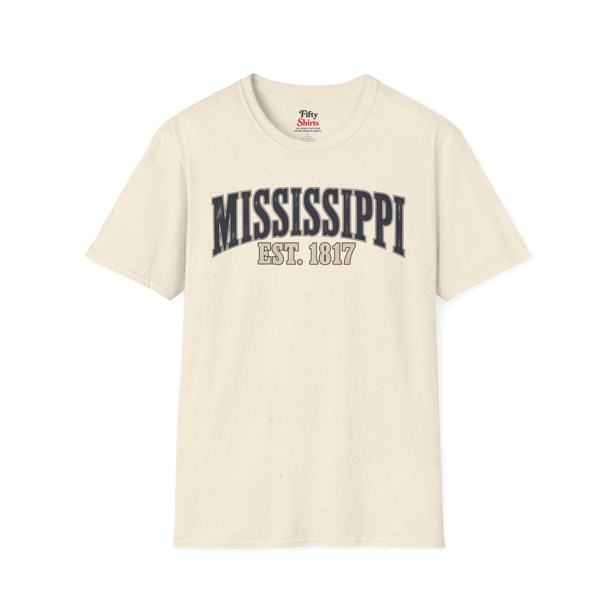 Mississippi Est 1817 Unisex Softstyle T Shirt State Name Graphic Tee