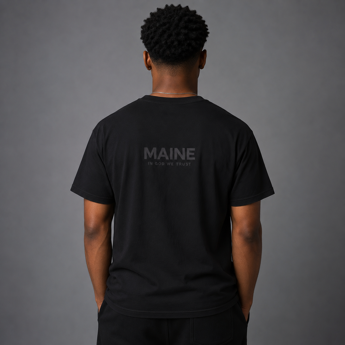 Maine All State In God We Trust Unisex Everyday Tee