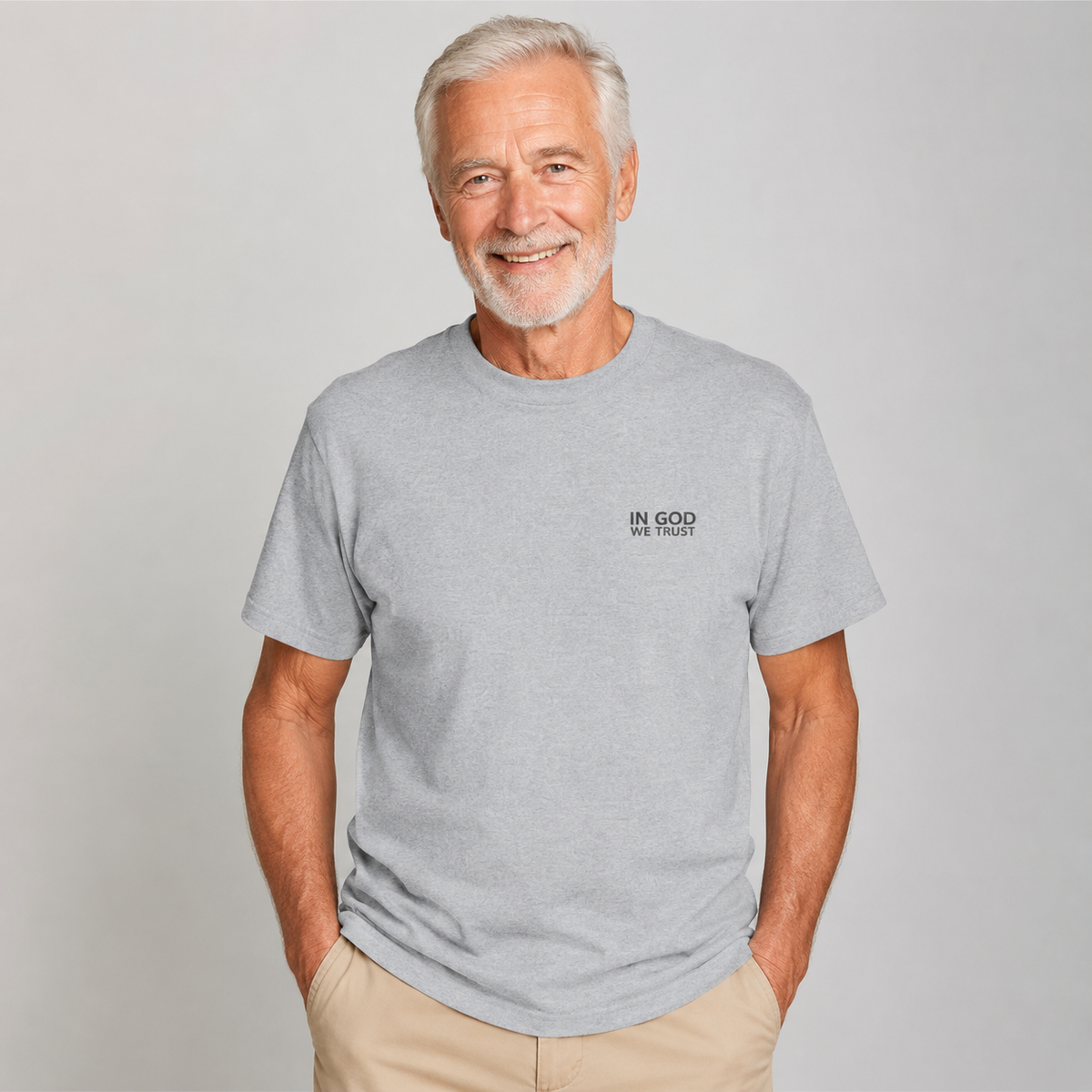 North Dakota All State In God We Trust Unisex Everyday Tee