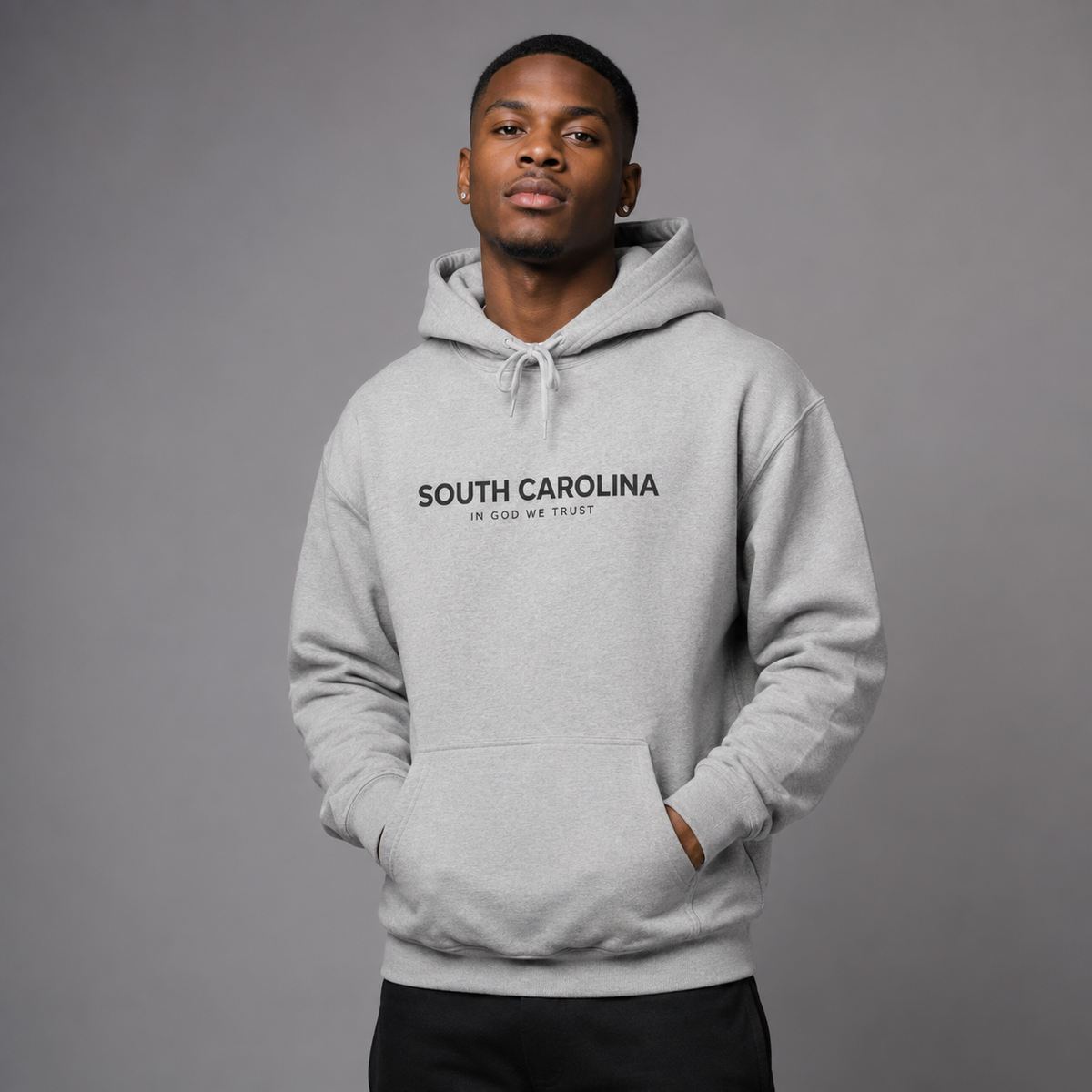 South Dakota All State In God We Trust Unisex Hooded Sweatshirt