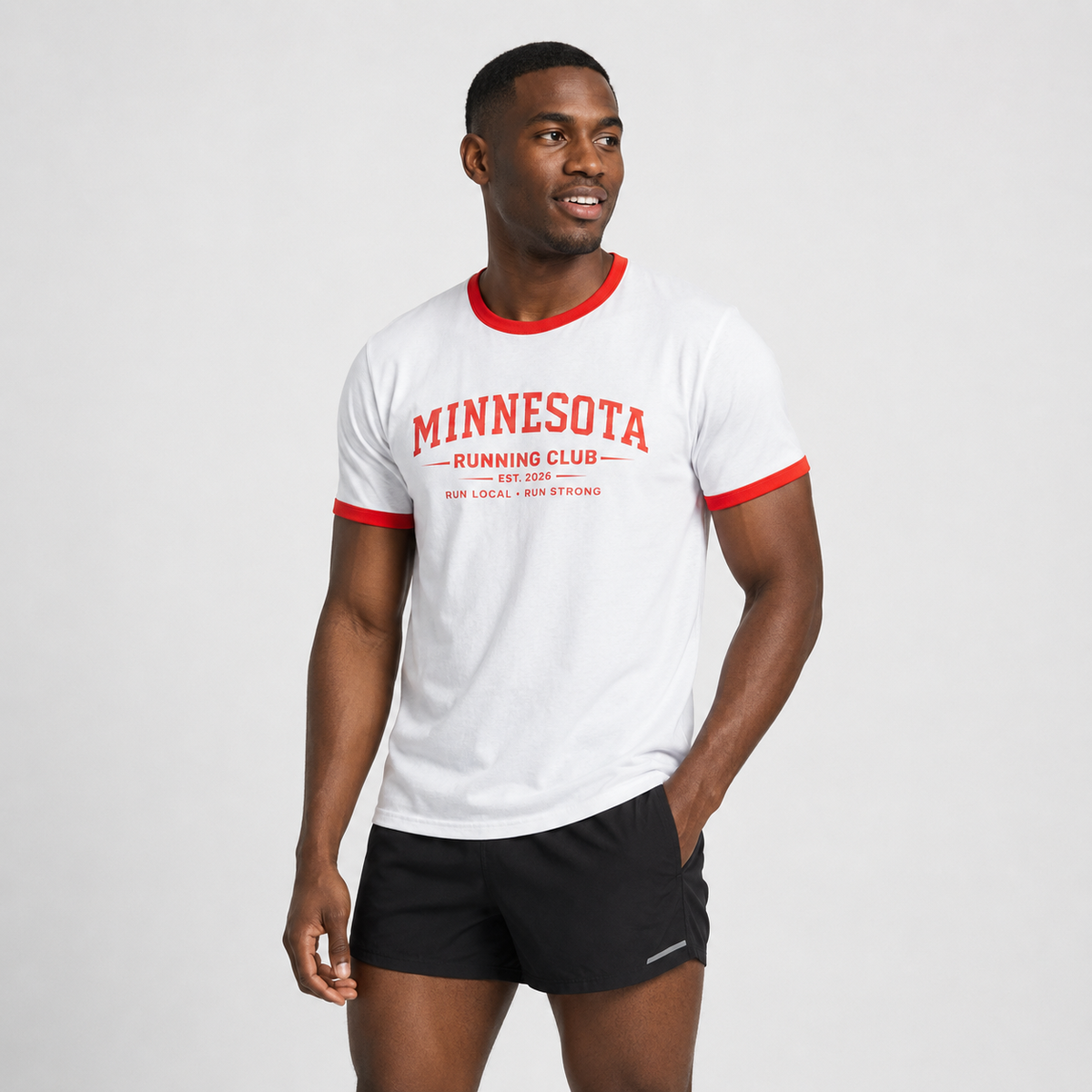 Minnesota Running Club 2026 All State Men's Staple Ringer Tee