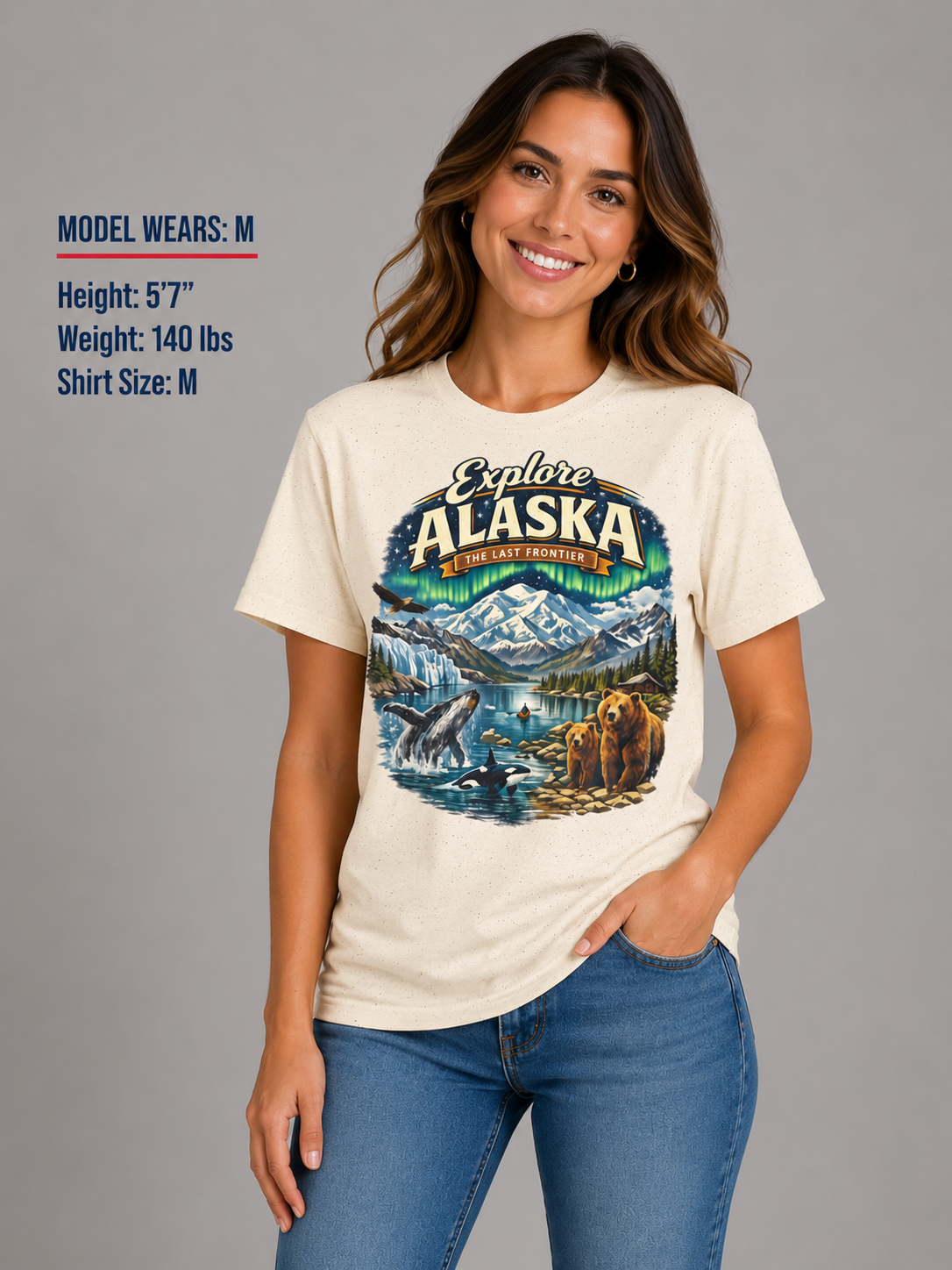 Explore Alaska Unisex Softstyle T Shirt State Pride Graphic Tee Collections FS03