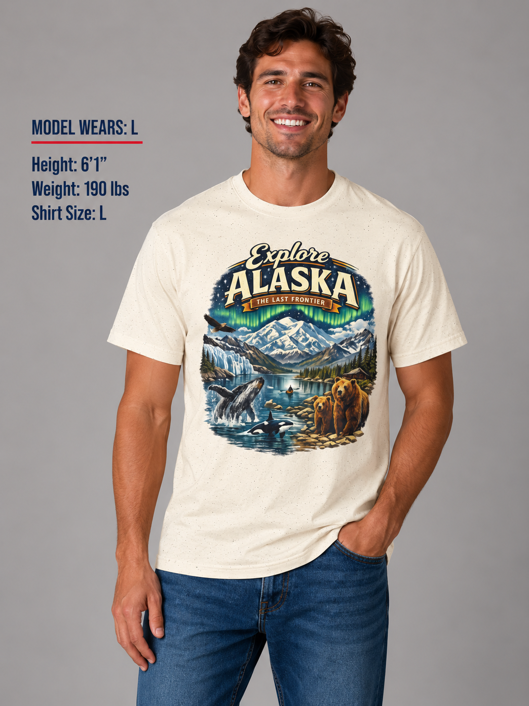 Explore Alaska Unisex Softstyle T Shirt State Pride Graphic Tee Collections FS03