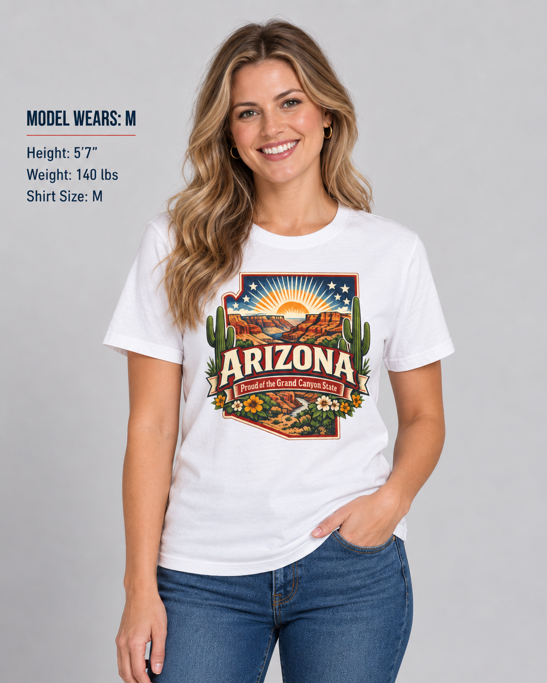 Arizona State Pride Unisex Softstyle T Shirt State Pride Graphic Tee Collections FS03