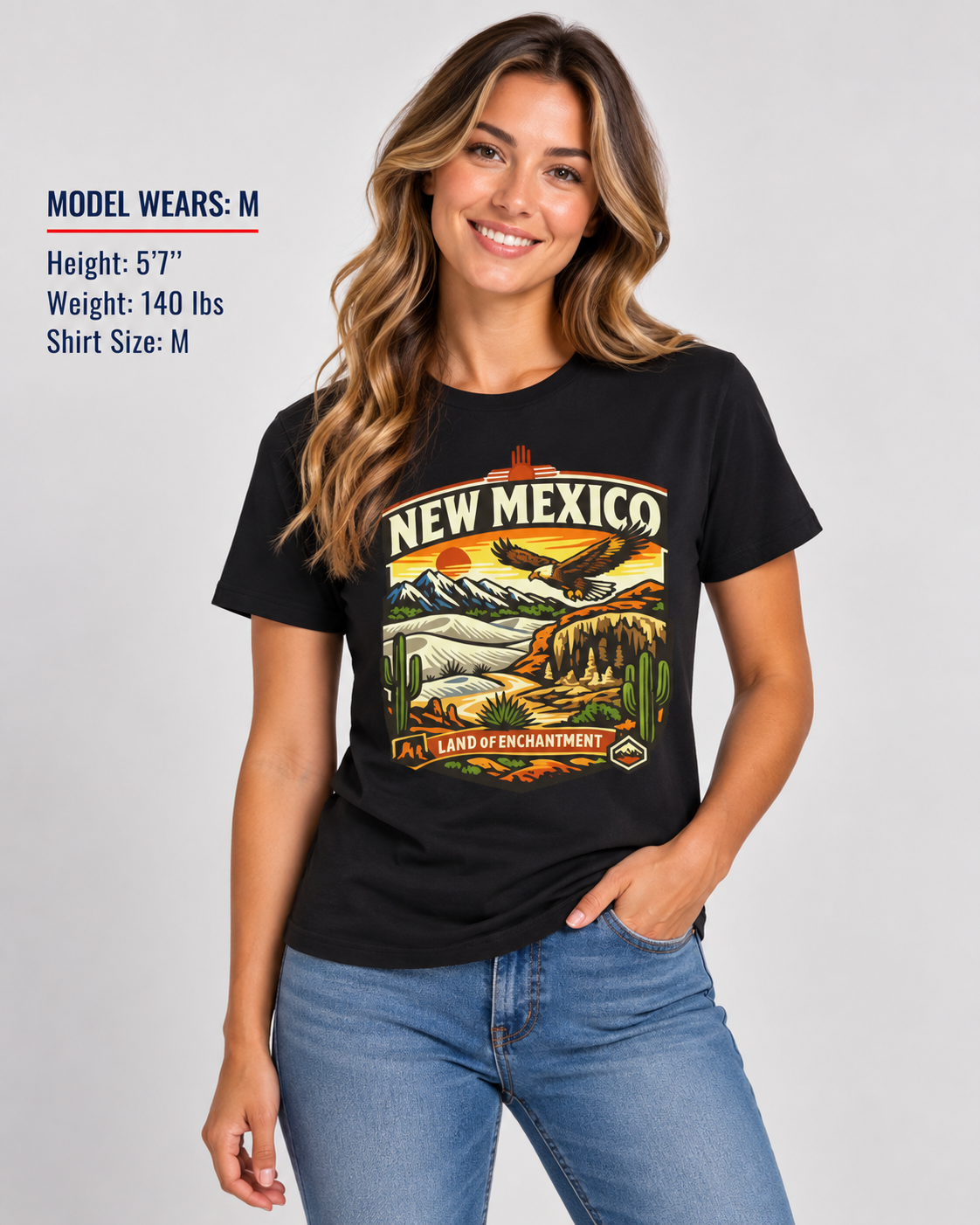 New Mexico Land of Enchantment Adventure Unisex Softstyle T Shirt State Pride Graphic Tee Collections FS03