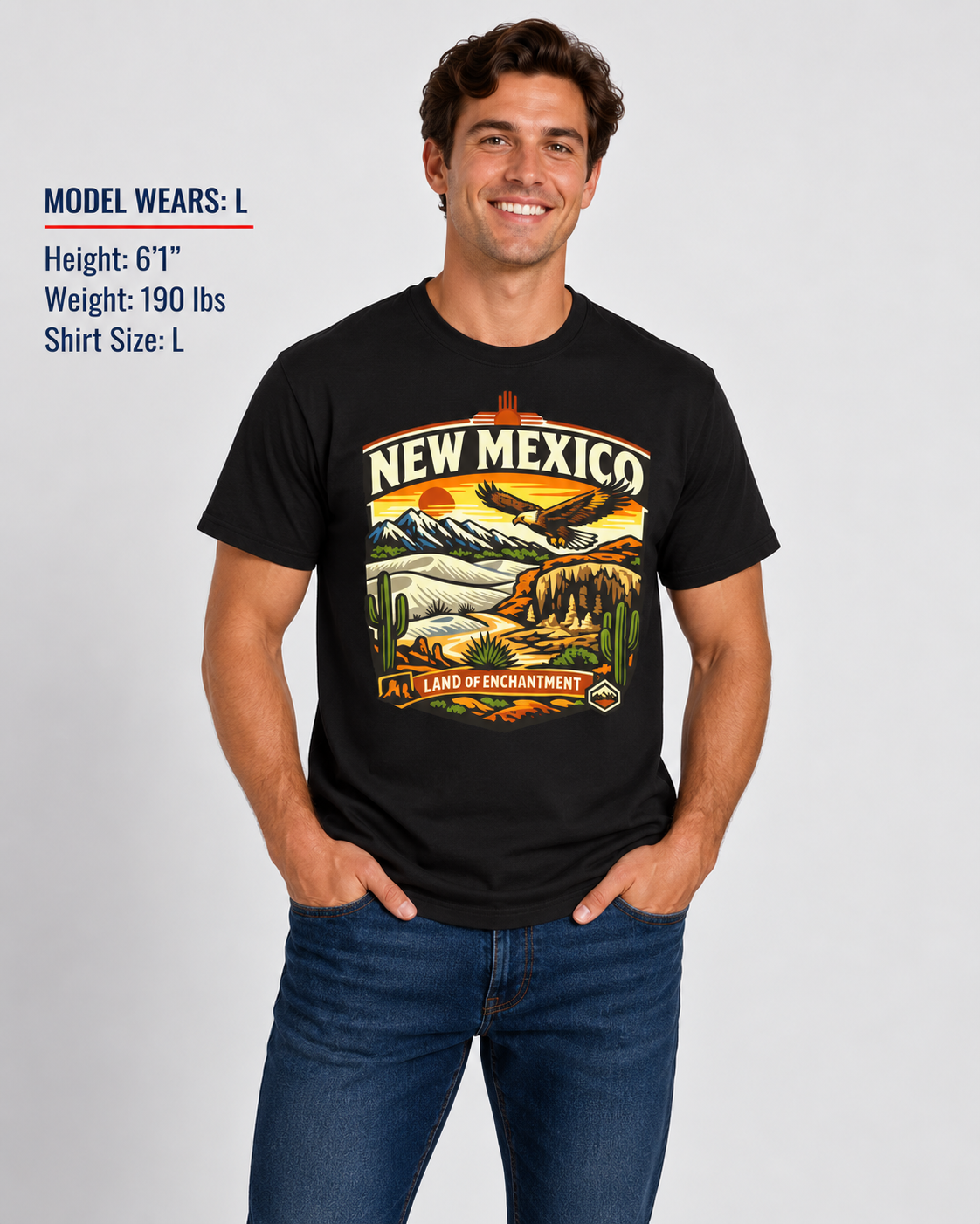 New Mexico Land of Enchantment Adventure Unisex Softstyle T Shirt State Pride Graphic Tee Collections FS03