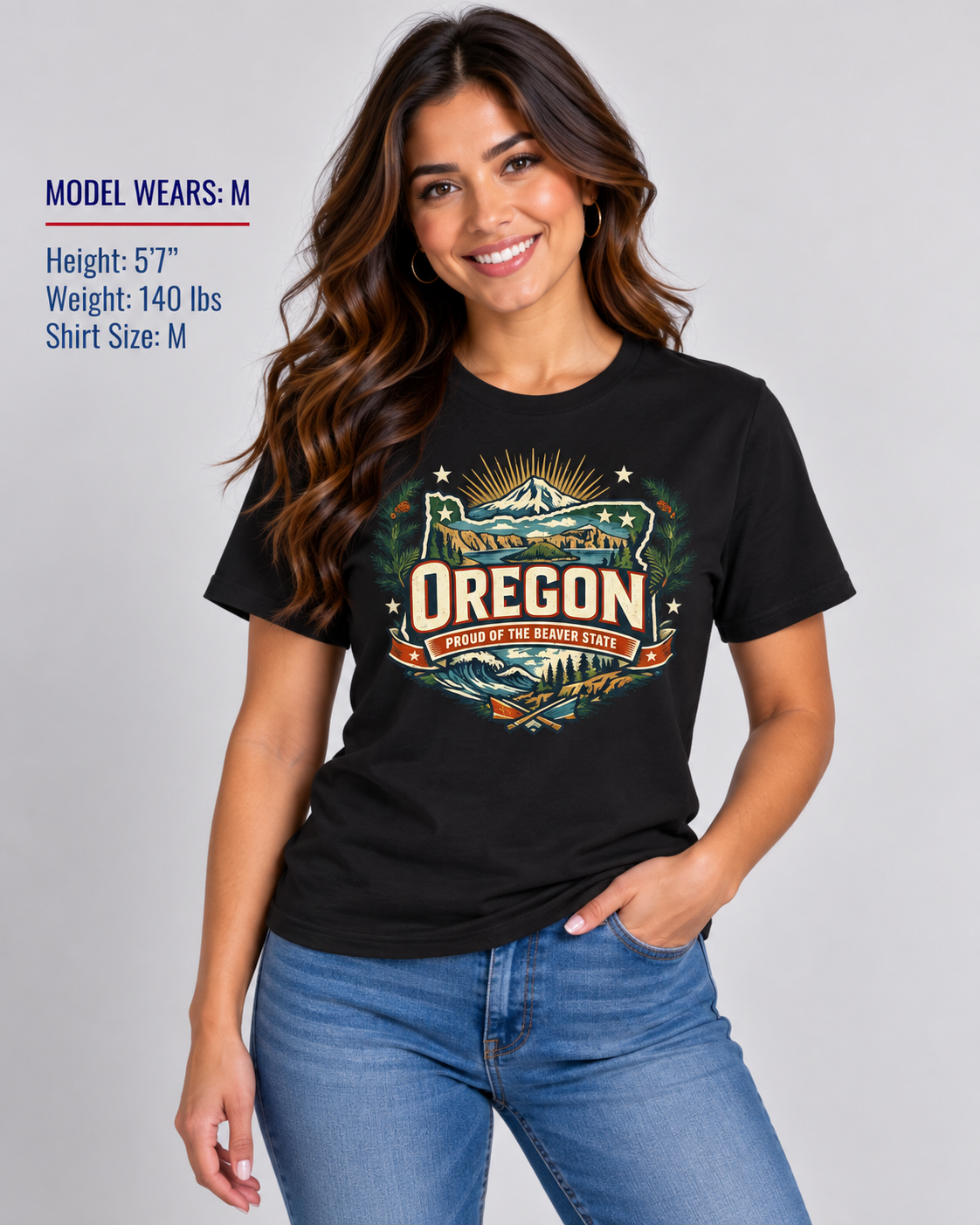 Oregon State Pride Unisex Softstyle T Shirt State Pride Graphic Tee Collections FS03