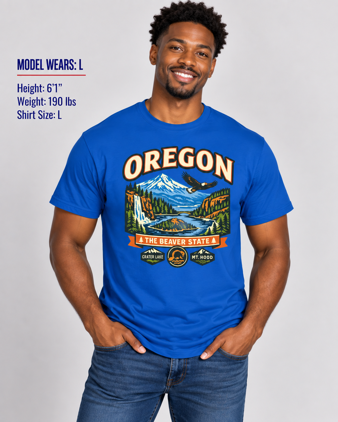Oregon Beaver State Adventure Unisex Softstyle T Shirt State Pride Graphic Tee Collections FS03
