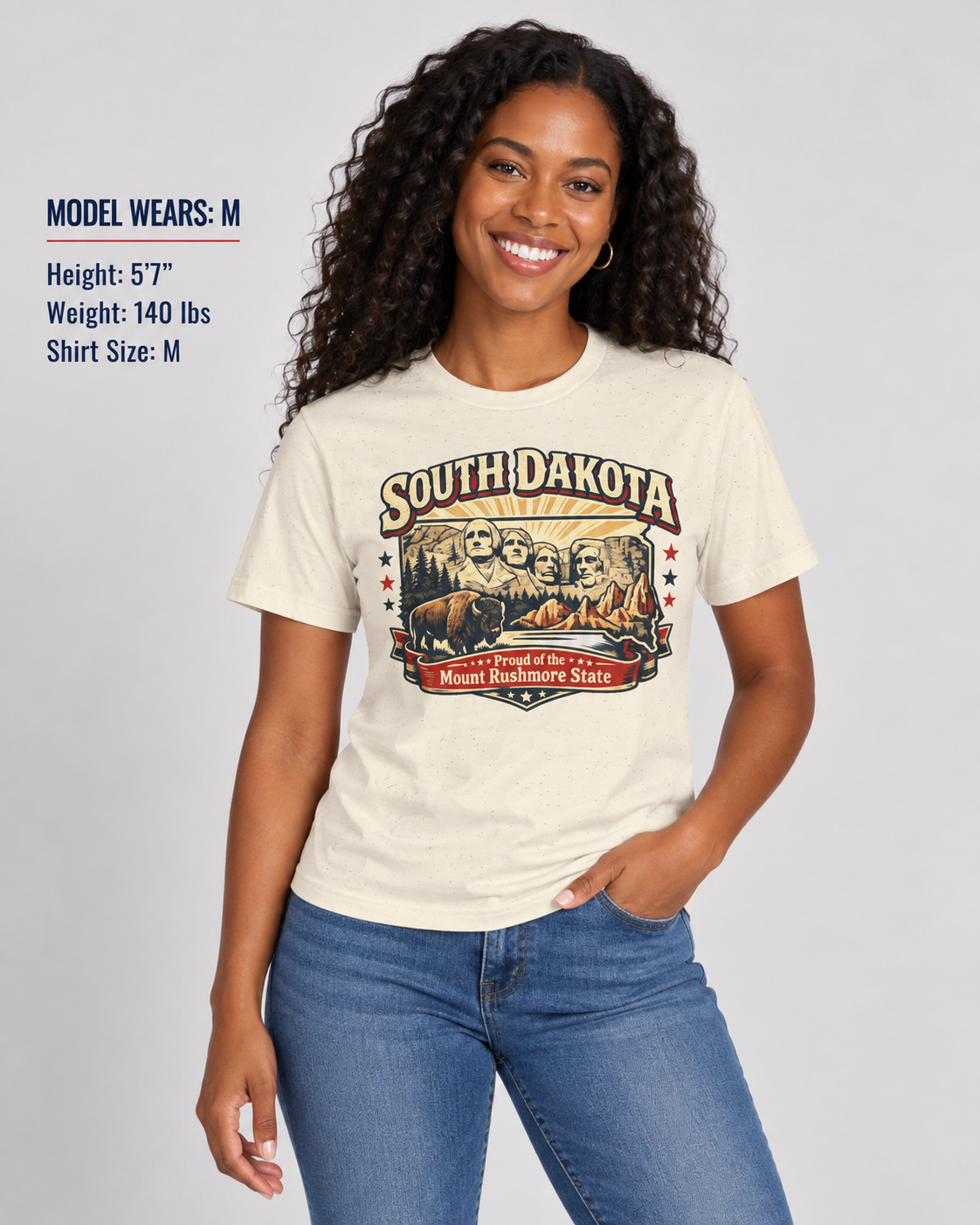 South Dakota State Pride Unisex Softstyle T Shirt State Pride Graphic Tee Collections FS03