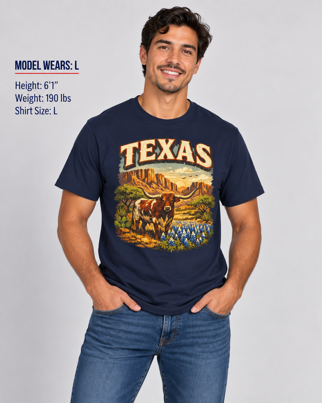 Texas Wildlife Unisex Softstyle T Shirt State Pride Graphic Tee Collections FS03
