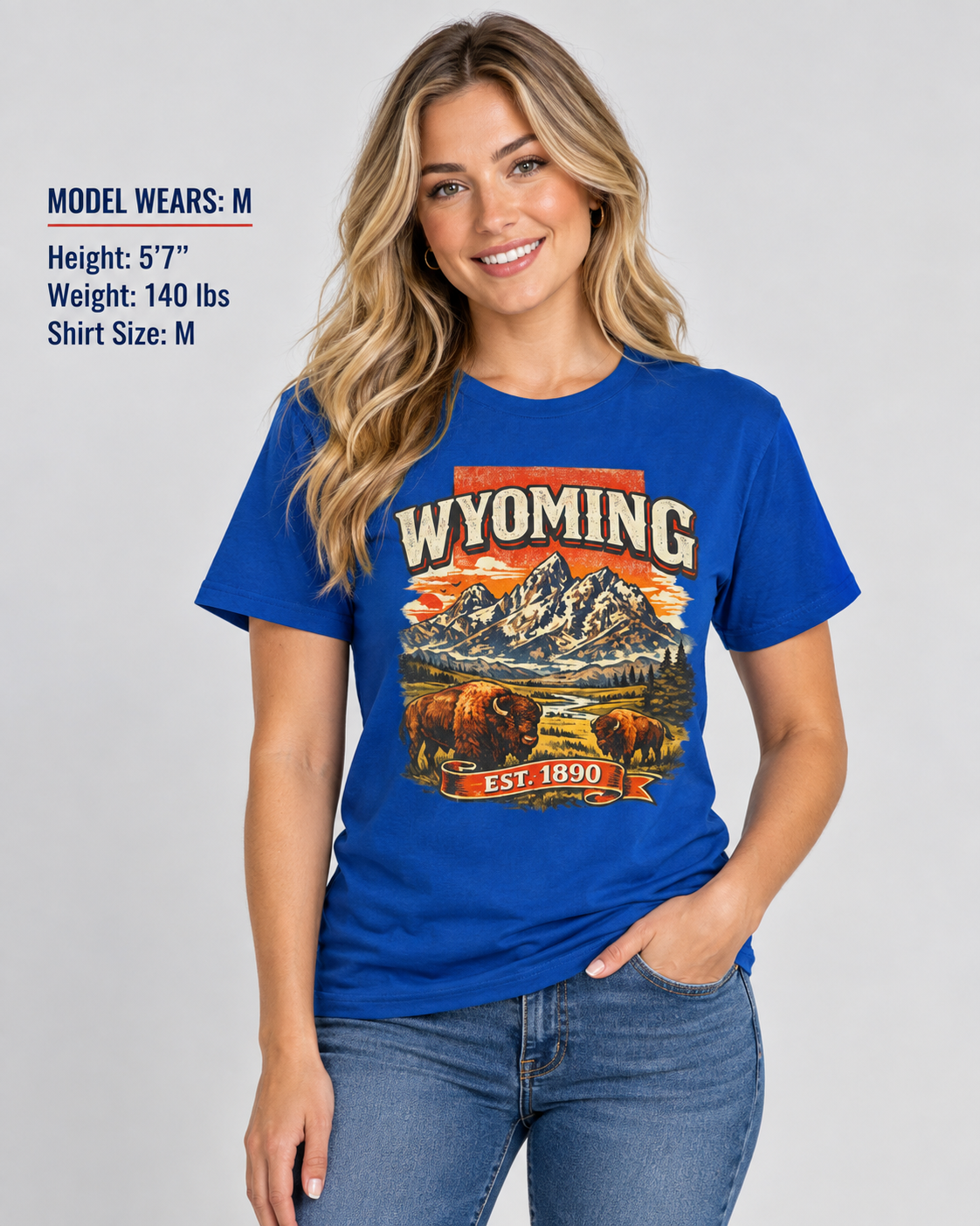 Vintage Wyoming Heritage Unisex Softstyle T Shirt State Pride Graphic Tee Collections FS03