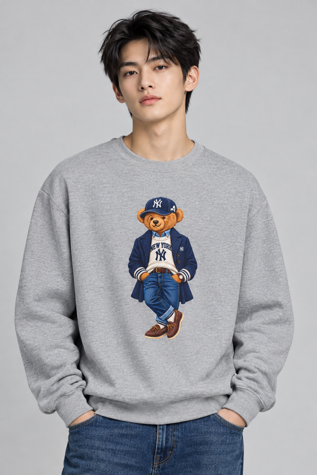 New York - Game Day Teddy Bear Sweatshirt