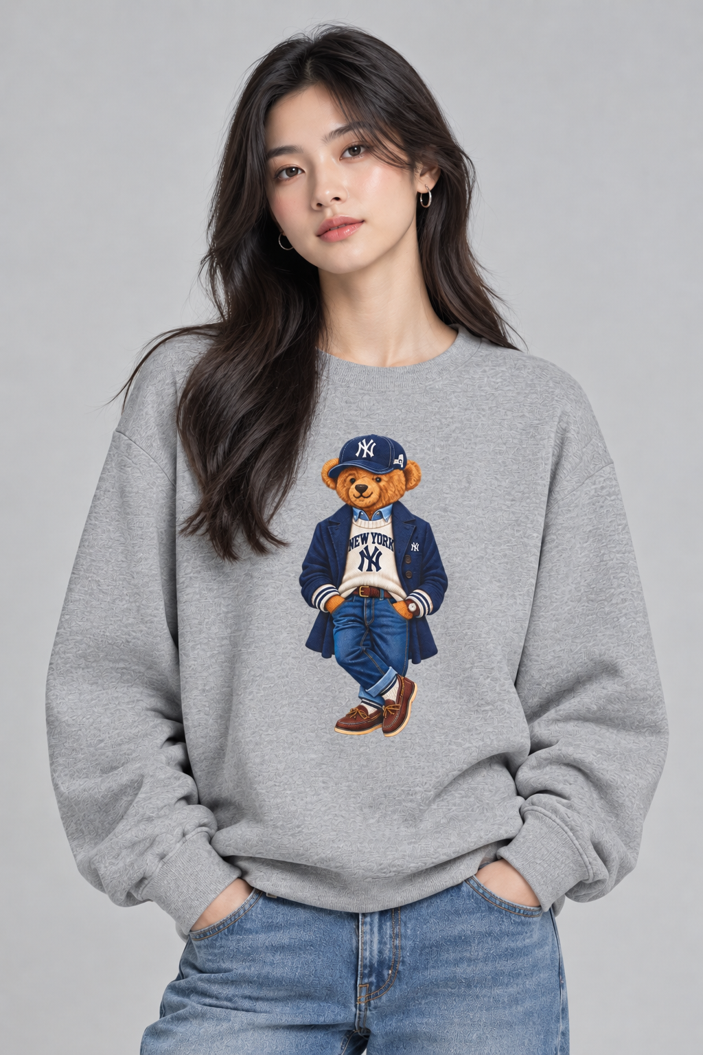 New York - Game Day Teddy Bear Sweatshirt