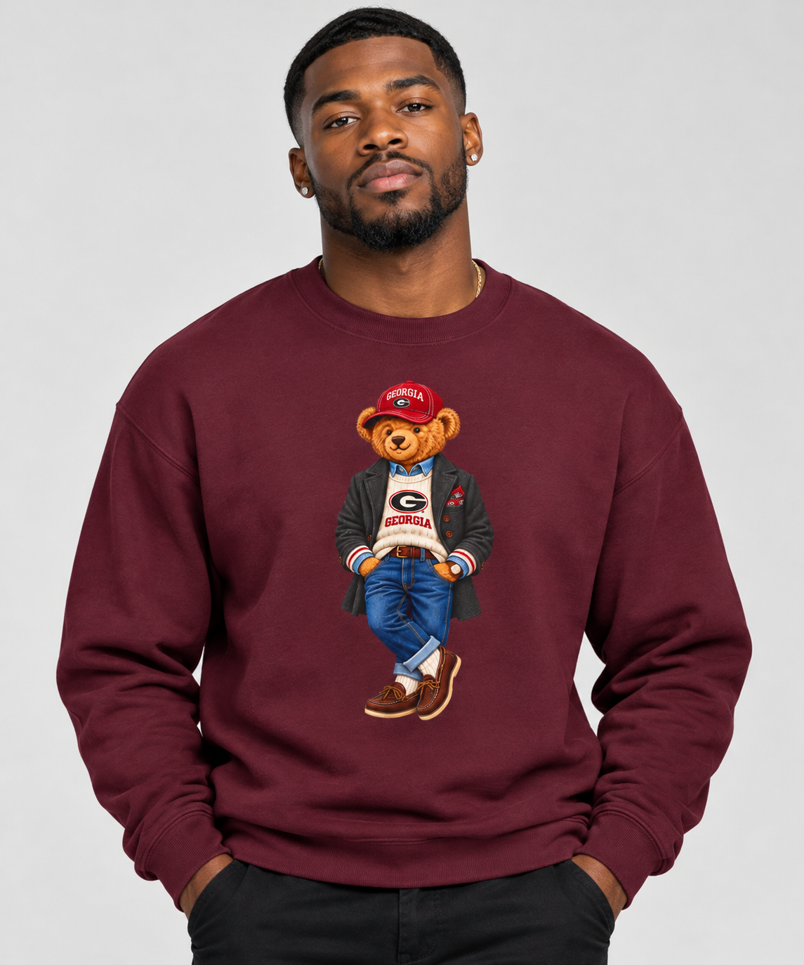 Georgia - Game Day Teddy Bear Sweatshirt