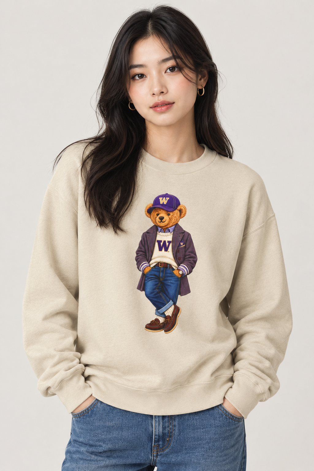 Washington - Game Day Teddy Bear Sweatshirt