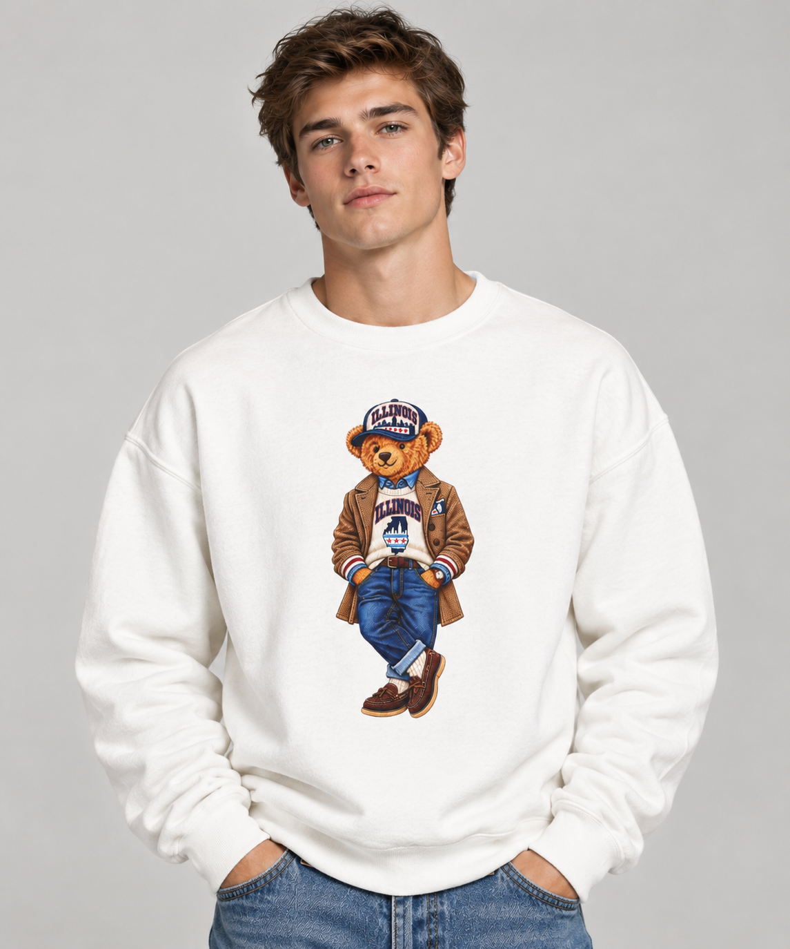 Illinois - Game Day Teddy Bear Sweatshirt