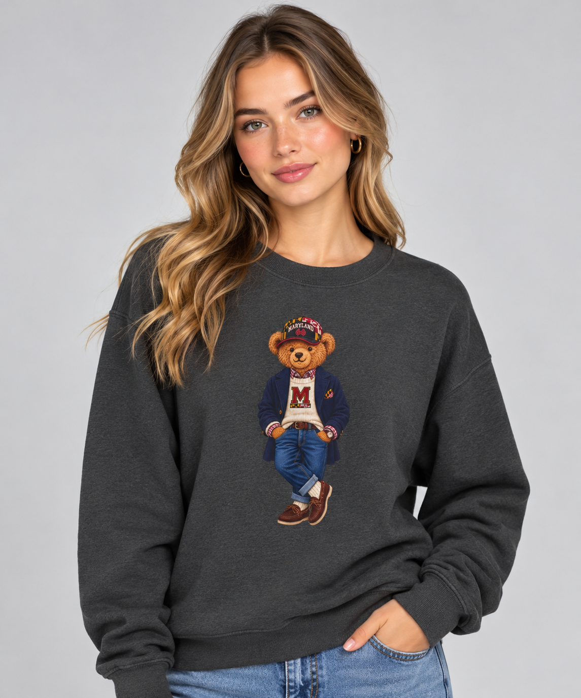 Maryland- Game Day Teddy Bear Sweatshirt