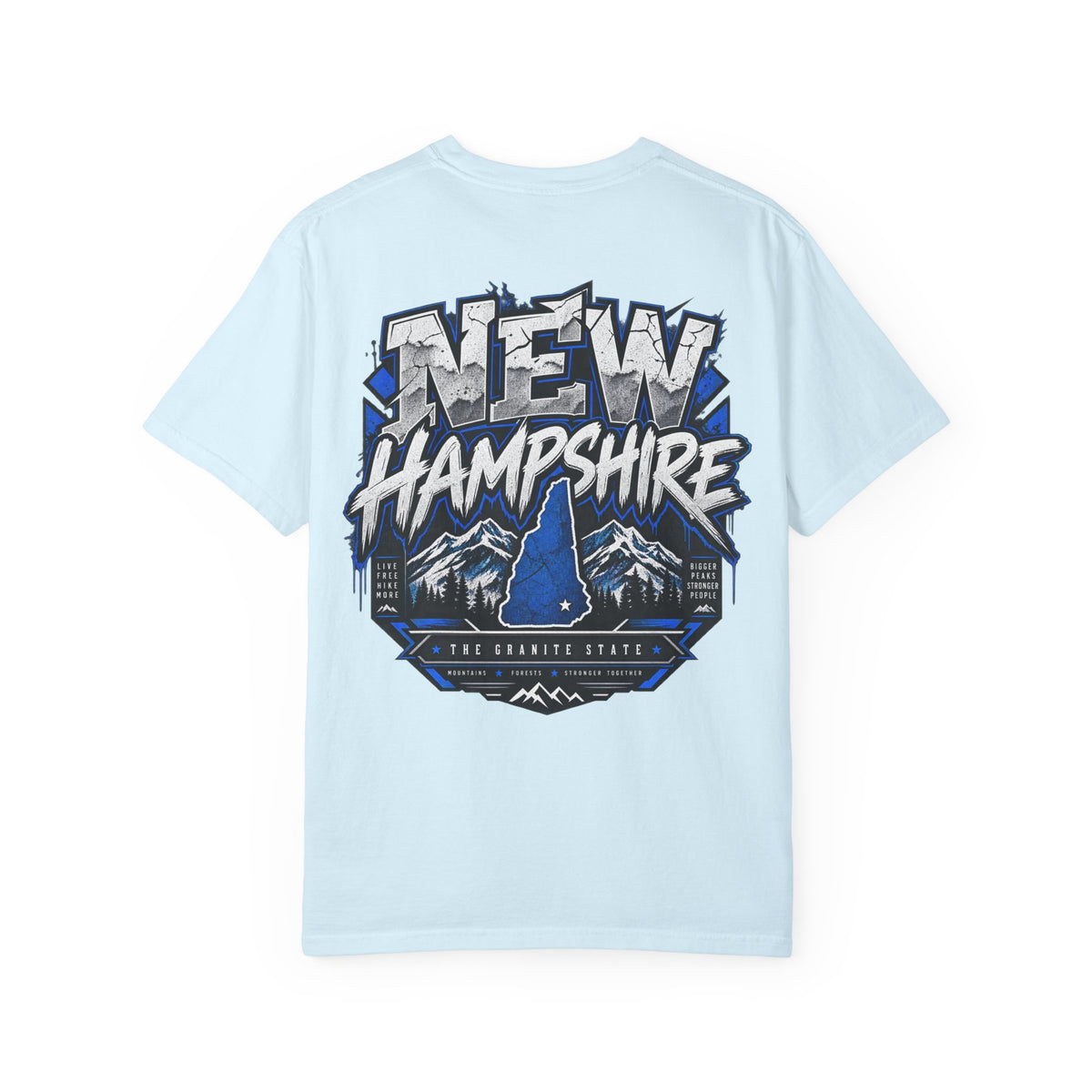 New Hampshire Mountain Club Unisex Comfort Color 1717 Streetwear Graphic Tee