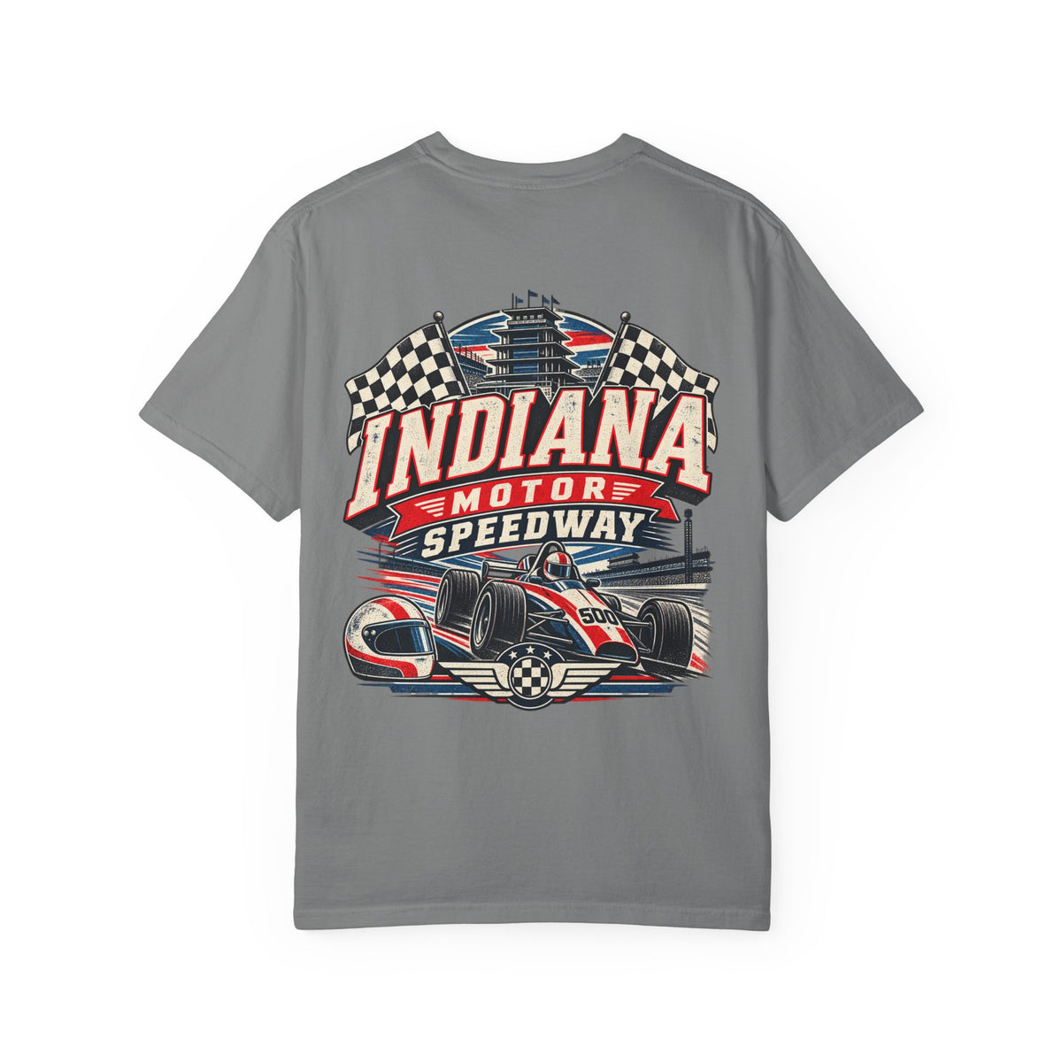 Indiana Motor Speedway Unisex Comfort Color 1717 Streetwear Graphic Tee