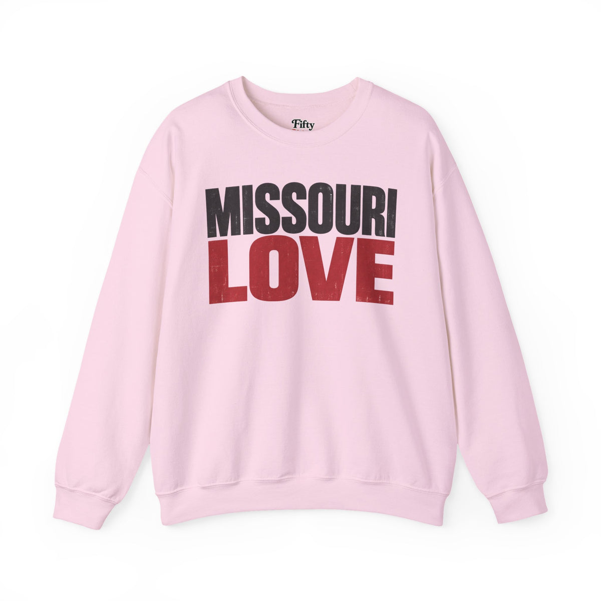 Missouri Love Unisex Crewneck Sweatshirt State Name Graphic