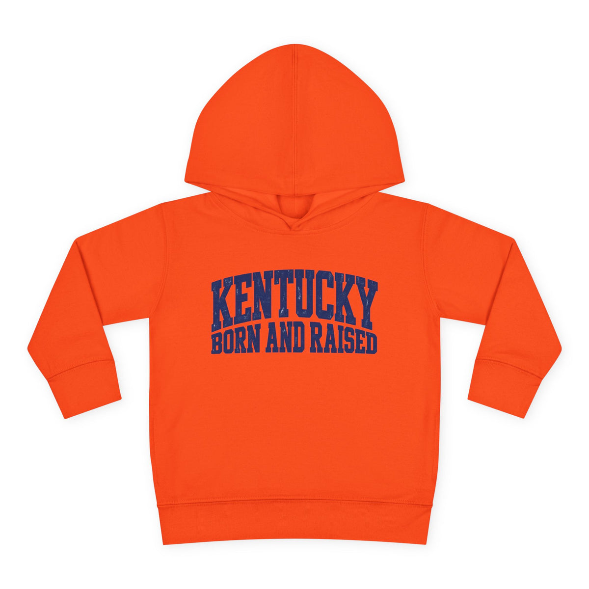 Kentucky Born and Raised Bold Athletic Unisex Toddler Pullover Fleece Hoodie