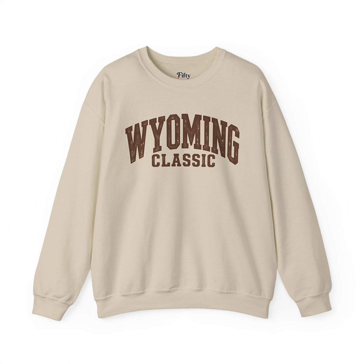 Wyoming Classic Unisex Crewneck Sweatshirt State Name Graphic