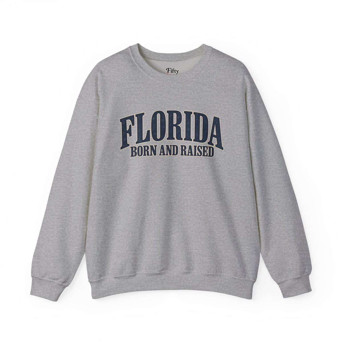 Florida Born and Raised Premium Heritage Unisex Sweatshirt Graphic