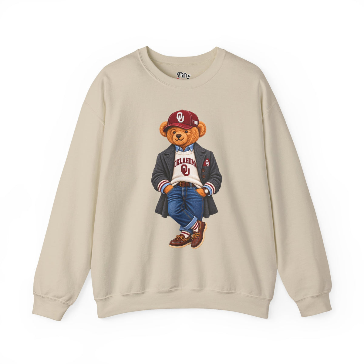Oklahoma- Game Day Teddy Bear Sweatshirt