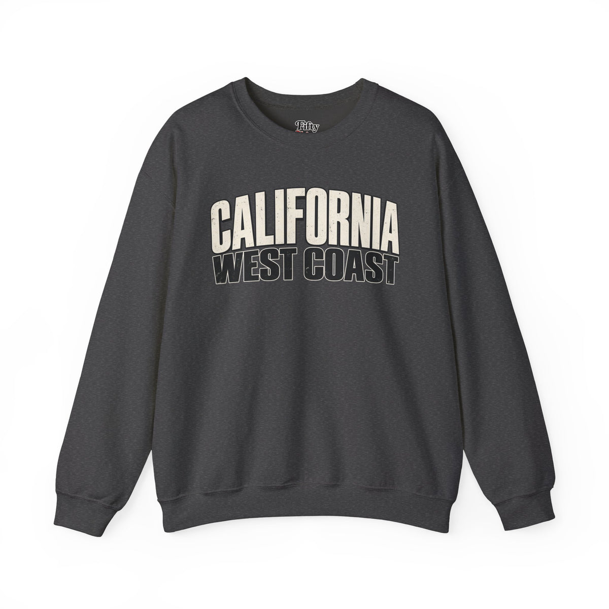 California West Coast Unisex Crewneck Sweatshirt State Name Graphic