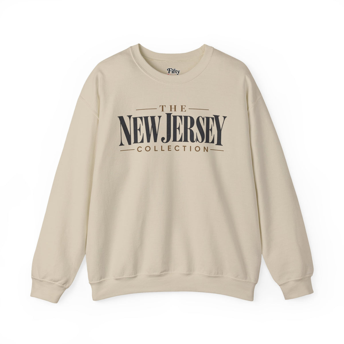 The New Jersey Collection Unisex Crewneck Sweatshirt State Name Graphic