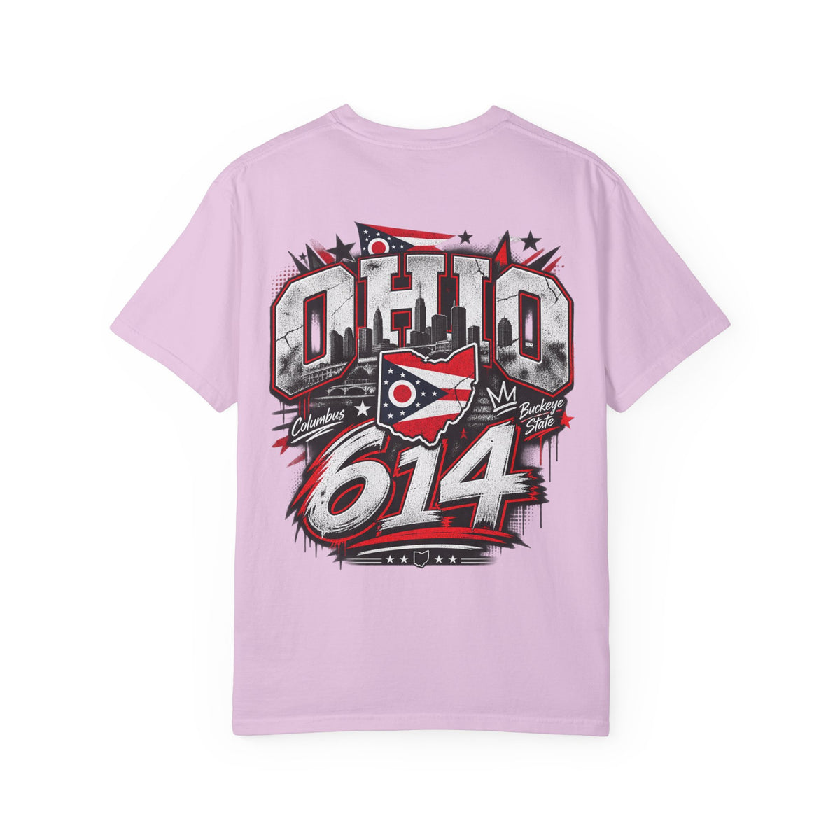 Ohio 614 Unisex Comfort Color 1717 Streetwear Graphic Tee