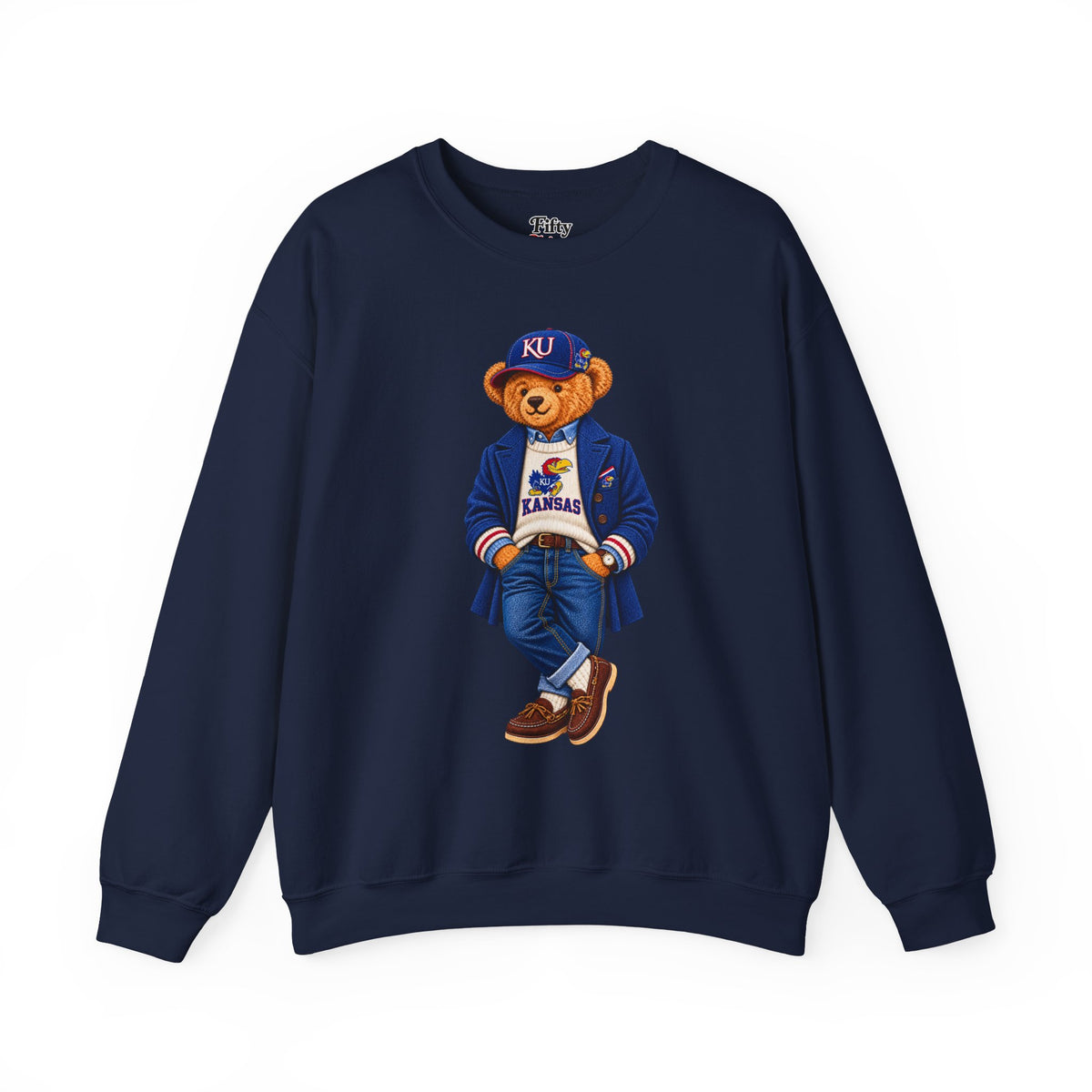 Kansas- Game Day Teddy Bear Sweatshirt