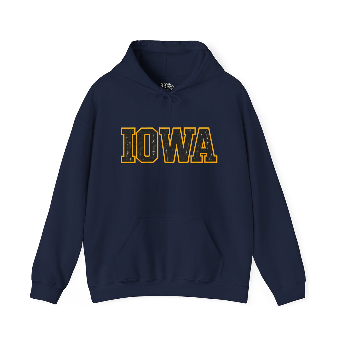 Iowa Unisex Hoodie State Name Graphic