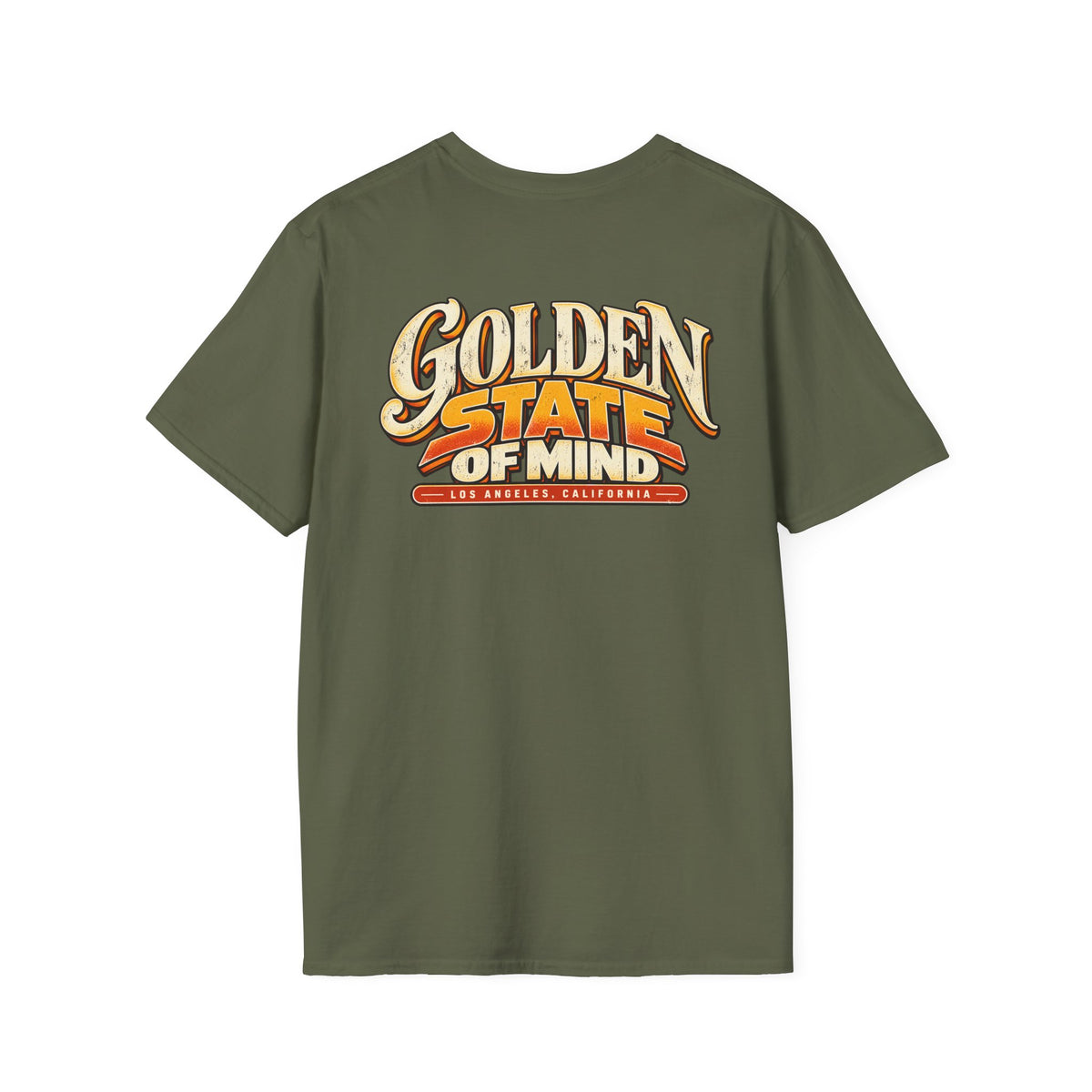 Golden State Of Mind Los Angeles Unisex Softstyle Graphic Tee