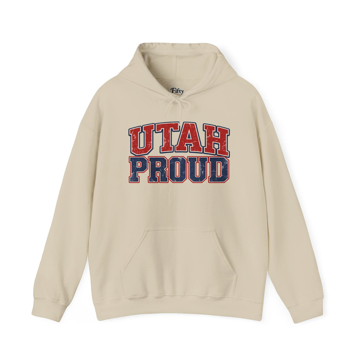 Utah Proud Unisex Hoodie State Name Graphic