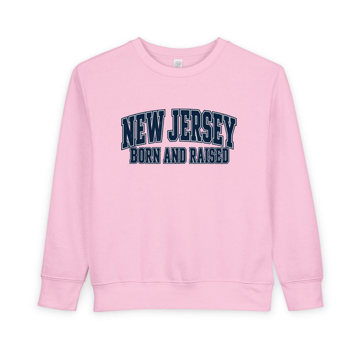 New Jersey Born and Raised Premium Collegiate Unisex Toddler Sweatshirt