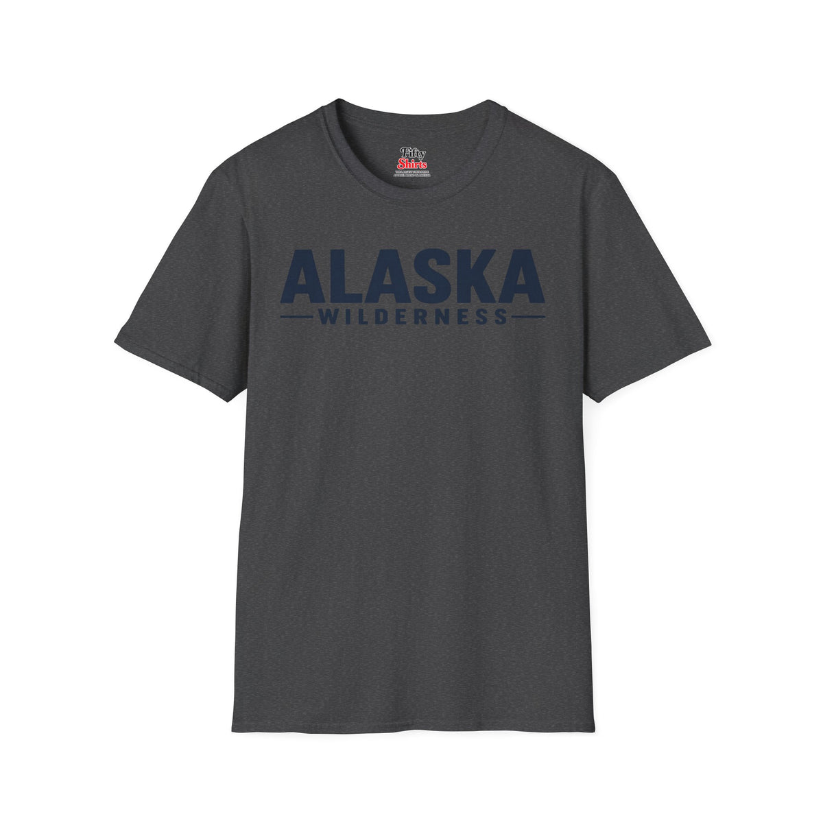 Alaska Wilderness Unisex Softstyle T Shirt State Name Graphic Tee