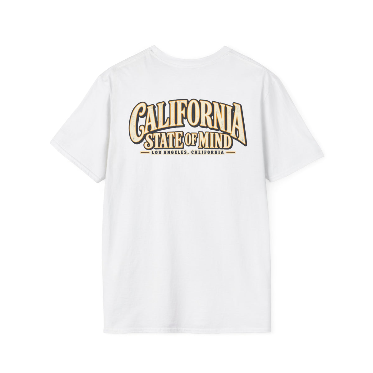 California State of Mind Los Angeles Unisex Softstyle Graphic Tee