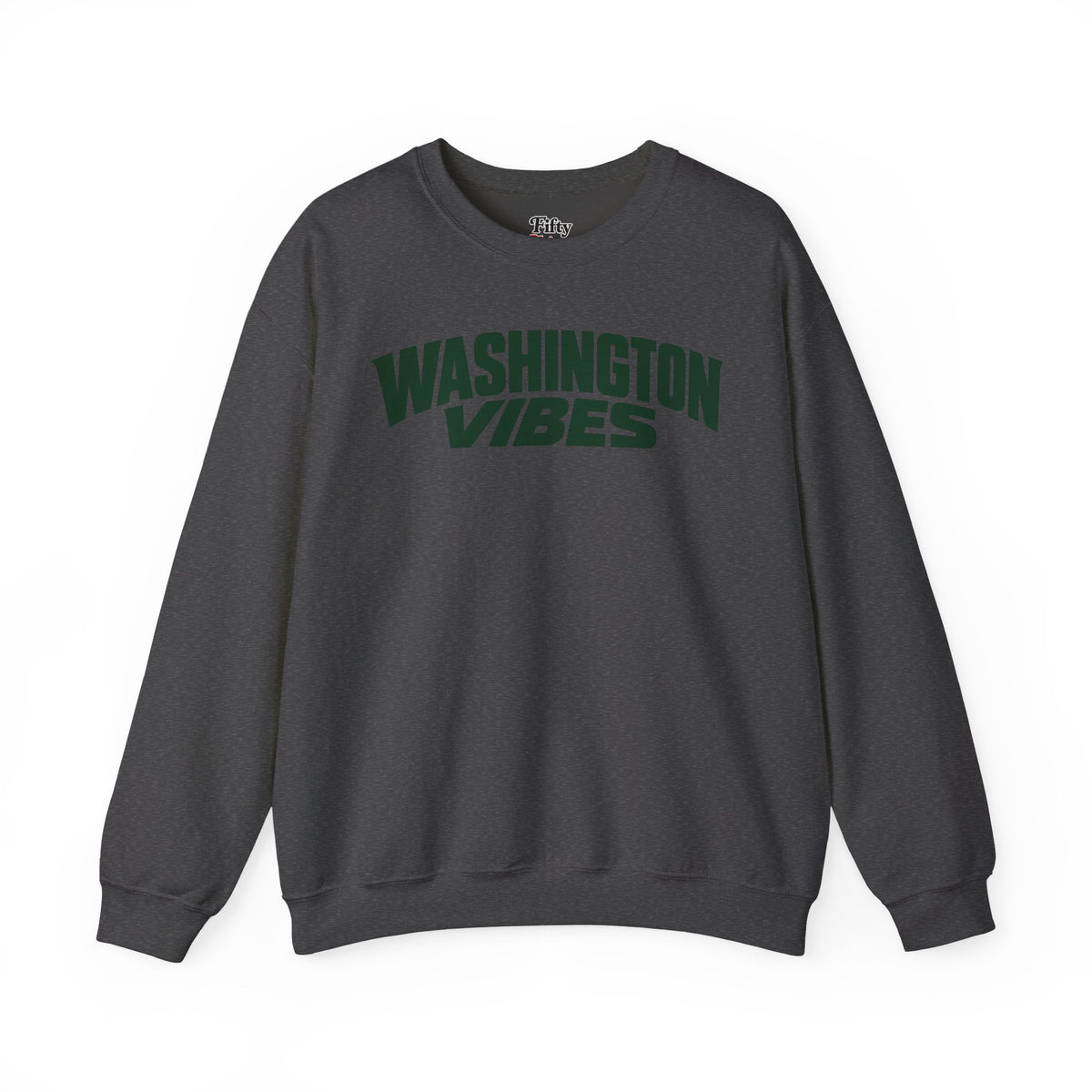 Washington Vibes Unisex Crewneck Sweatshirt State Name Graphic