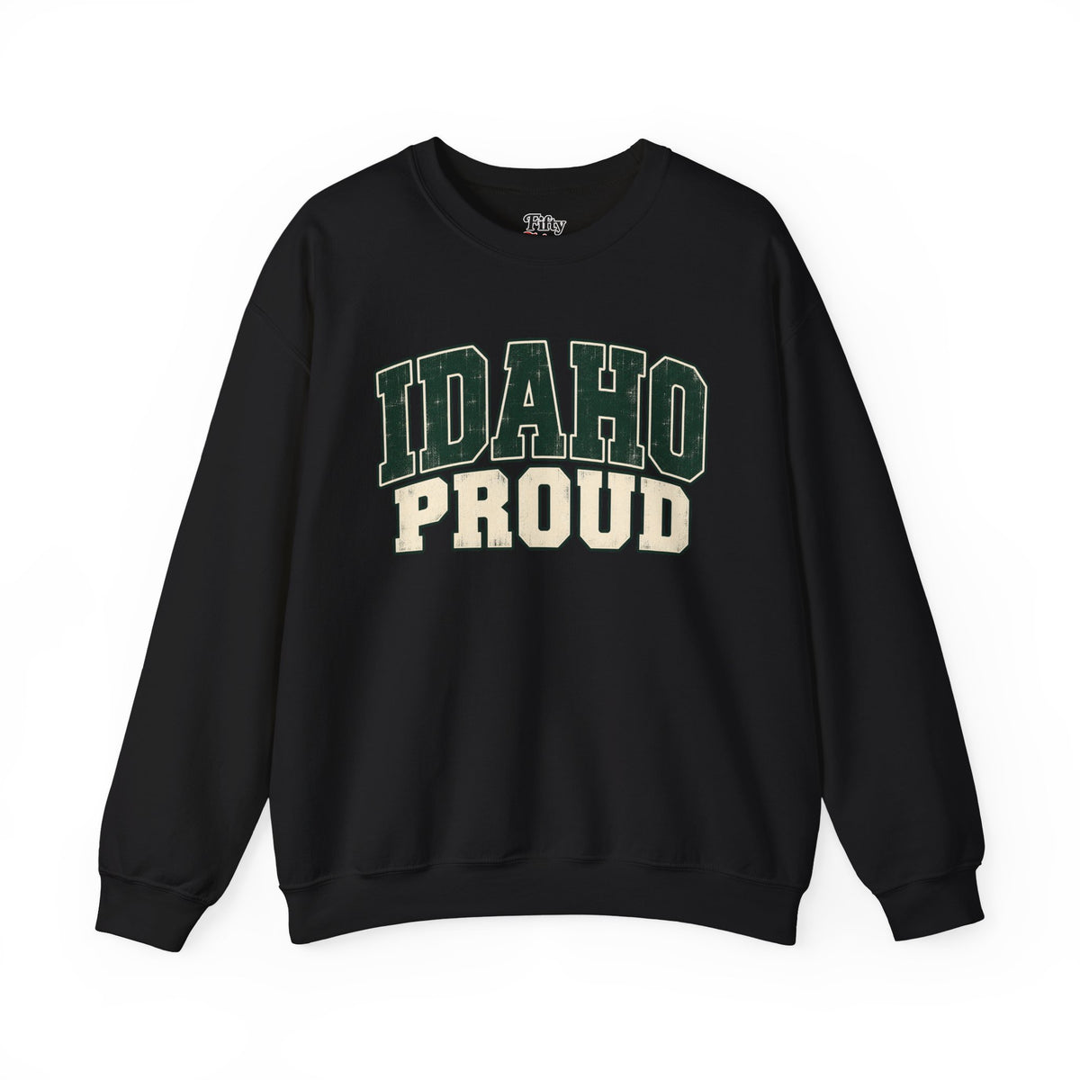 Idaho Proud Unisex Crewneck Sweatshirt State Name Graphic