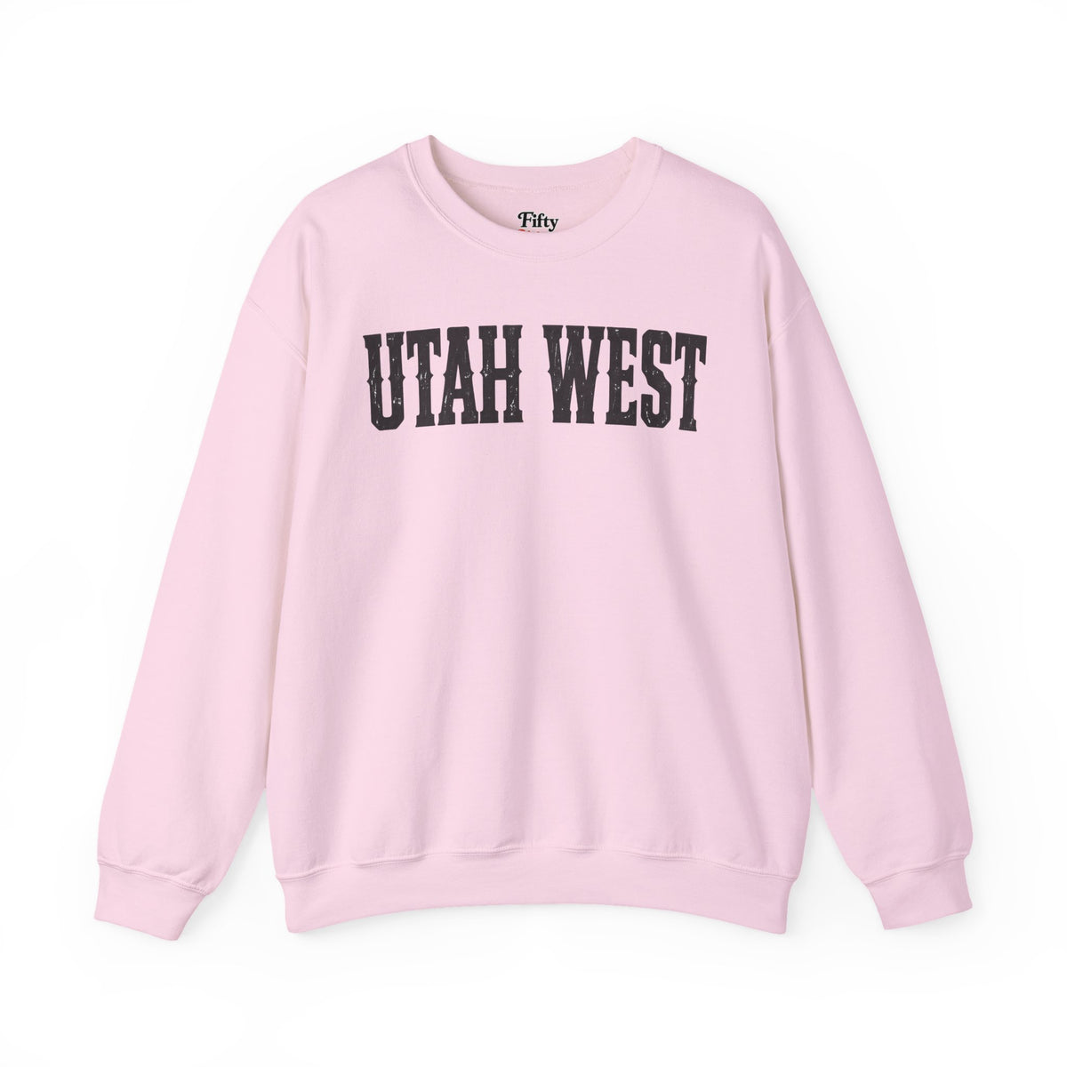Utah West Unisex Crewneck Sweatshirt State Name Graphic