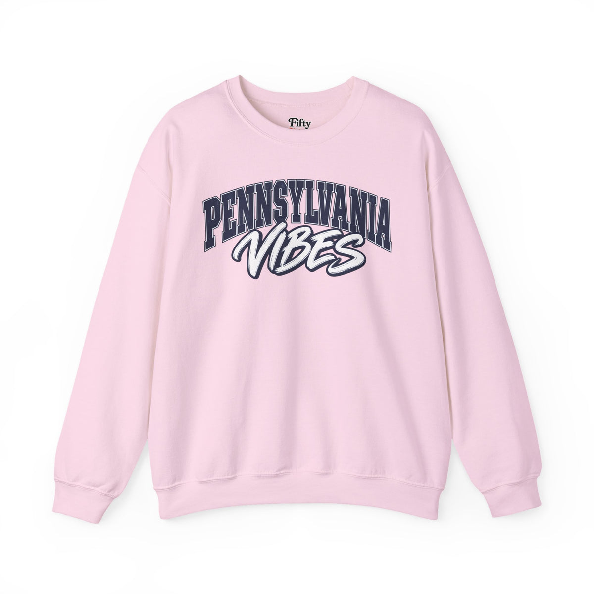 Pennsylvania Vibes Unisex Crewneck Sweatshirt State Name Graphic