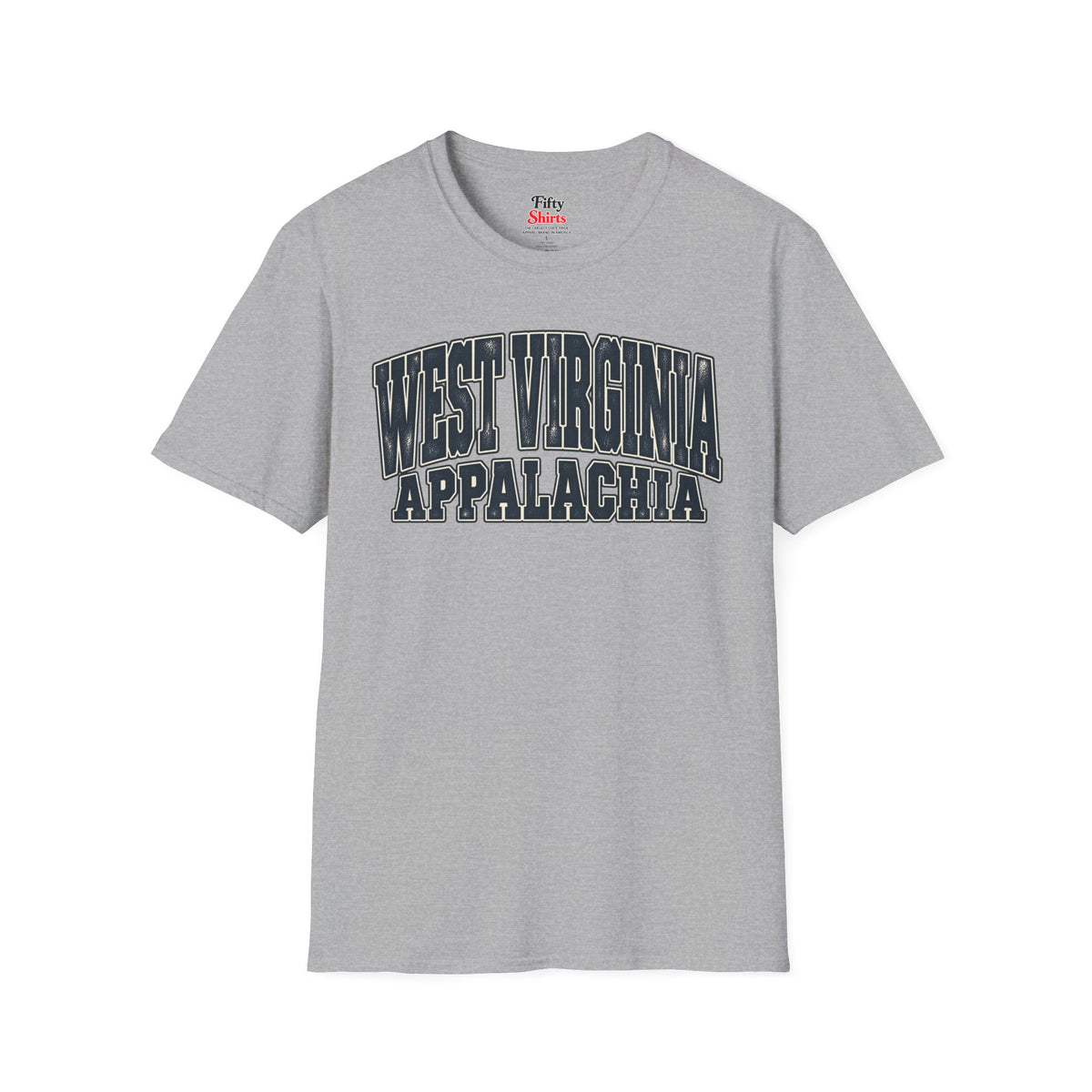 West Virginia Appalachia Unisex Softstyle T Shirt State Name Graphic Tee