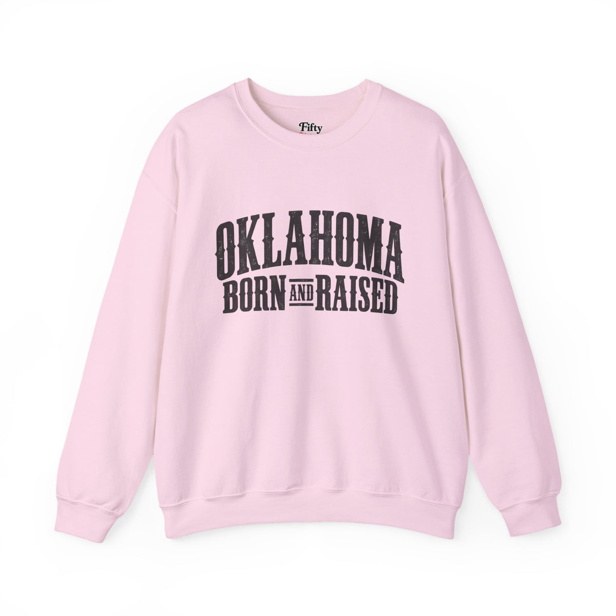 Oklahoma Born and Raised Western Heritage Unisex Sweatshirt Graphic