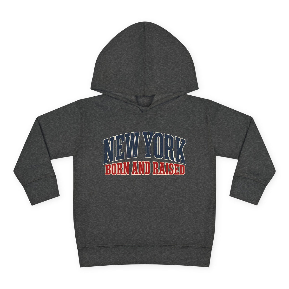 New York Born and Raised Classic Heritage Unisex Toddler Pullover Fleece Hoodie Graphic